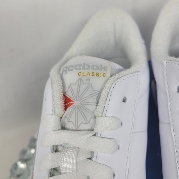 Reebok Princess White 1475 Comfort Walking Shoes Sneakers Womens 8 Classic NEW - Picture 8 of 11